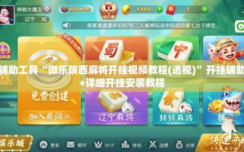 开挂辅助工具“微乐陕西麻将开挂视频教程(透视)”开挂辅助脚本+详细开挂安装教程
