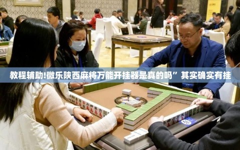教程辅助!微乐陕西麻将万能开挂器是真的吗”其实确实有挂
