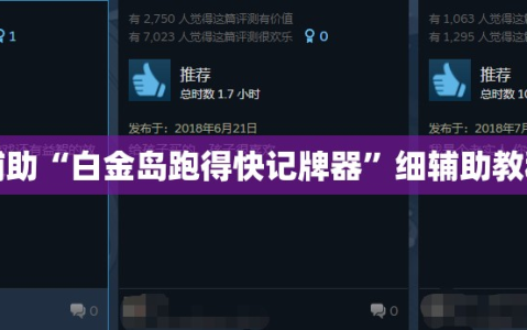 实测辅助“白金岛跑得快记牌器”细辅助教程分享
