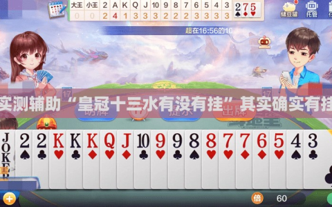 实测辅助“皇冠十三水有没有挂”其实确实有挂