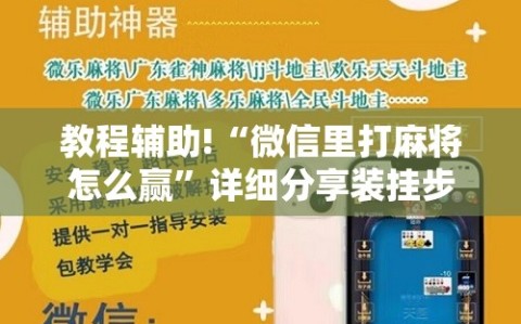 教程辅助!“微信里打麻将怎么赢”详细分享装挂步骤