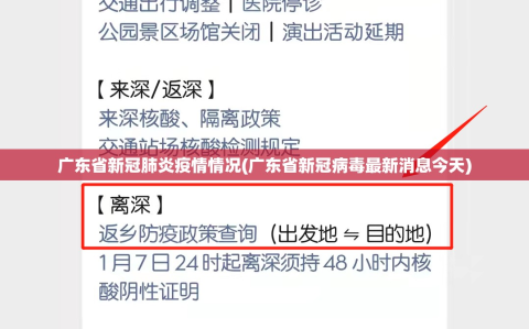 广东省新冠肺炎疫情情况(广东省新冠病毒最新消息今天)