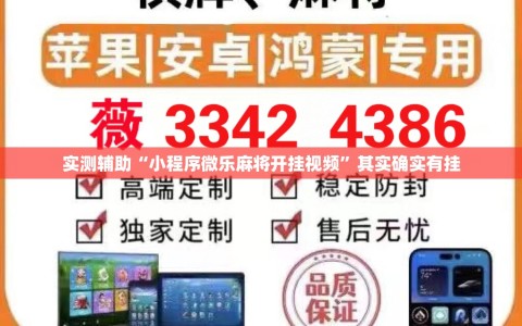 实测辅助“小程序微乐麻将开挂视频”其实确实有挂