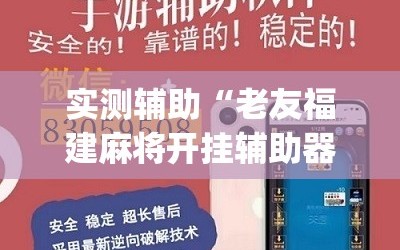 实测辅助“老友福建麻将开挂辅助器通用版”(辅助神器)开挂详细教程