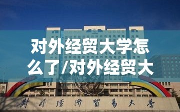 对外经贸大学怎么了/对外经贸大学有多牛