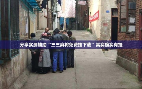 分享实测辅助“三三麻将免费挂下载”其实确实有挂