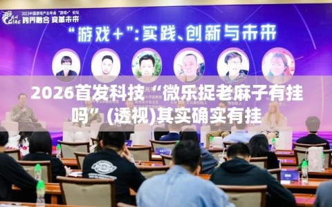 2026首发科技“微乐捉老麻子有挂吗”(透视)其实确实有挂