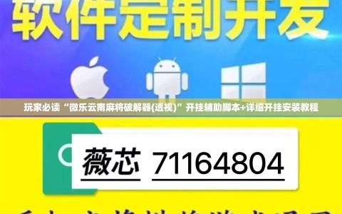玩家必读“微乐云南麻将破解器(透视)”开挂辅助脚本+详细开挂安装教程