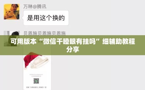 可用版本“微信干瞪眼有挂吗”细辅助教程分享
