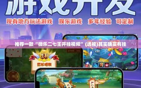 推荐一款“微乐二七王开挂视频”(透视)其实确实有挂