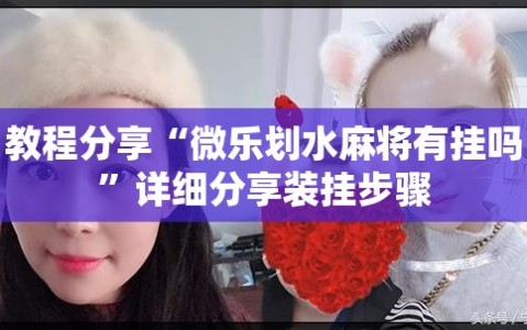 教程分享“微乐划水麻将有挂吗”详细分享装挂步骤