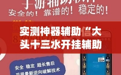 实测神器辅助“大头十三水开挂辅助器通用版”(免费)开挂辅助教学(最新辅助开挂教程)