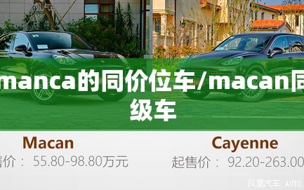 manca的同价位车/macan同级车