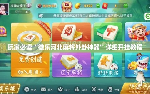 玩家必读“微乐河北麻将外卦神器”详细开挂教程