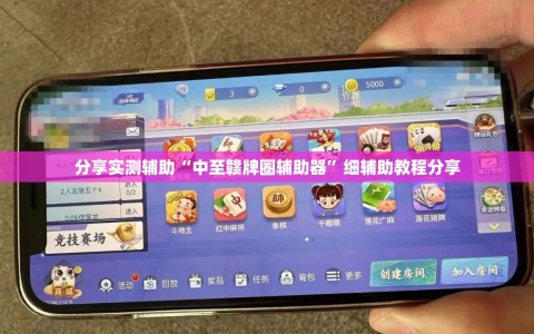 分享实测辅助“中至赣牌圈辅助器”细辅助教程分享