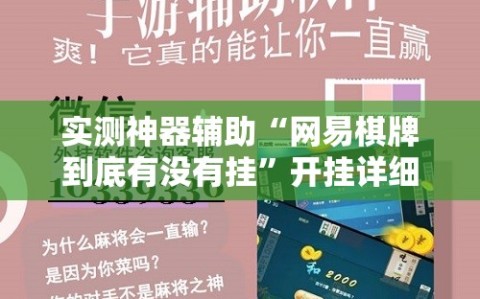 实测神器辅助“网易棋牌到底有没有挂”开挂详细教程
