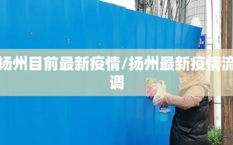 扬州目前最新疫情/扬州最新疫情流调