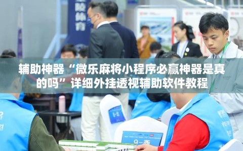 辅助神器“微乐麻将小程序必赢神器是真的吗”详细外挂透视辅助软件教程