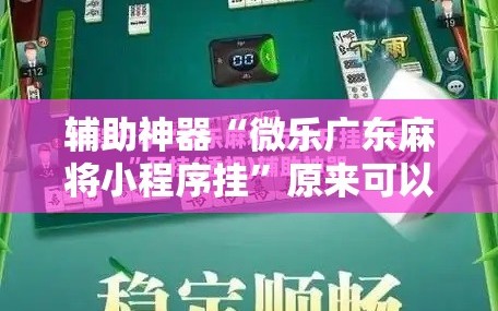 辅助神器“微乐广东麻将小程序挂”原来可以开挂