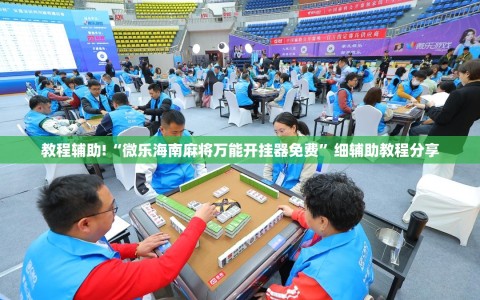 教程辅助!“微乐海南麻将万能开挂器免费”细辅助教程分享