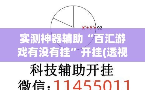 实测神器辅助“百汇游戏有没有挂”开挂(透视)辅助神器