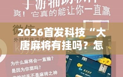 2026首发科技“大唐麻将有挂吗？怎样买挂”科技辅助神器手机版