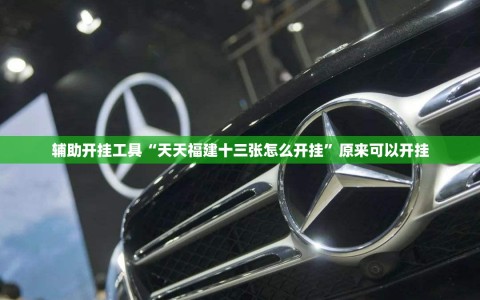 辅助开挂工具“天天福建十三张怎么开挂”原来可以开挂