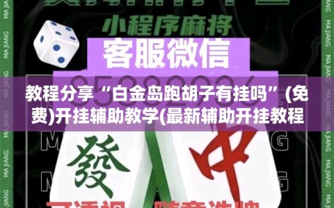 教程分享“白金岛跑胡子有挂吗”(免费)开挂辅助教学(最新辅助开挂教程)