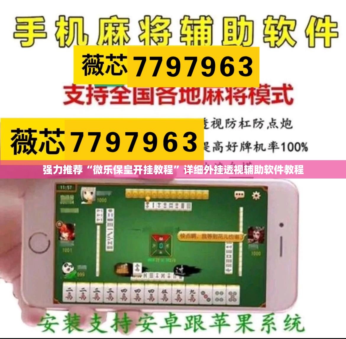 强力推荐“微乐保皇开挂教程”详细外挂透视辅助软件教程