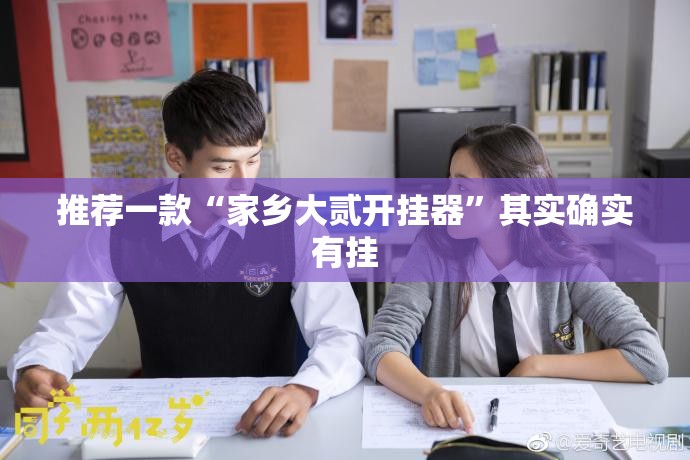 推荐一款“家乡大贰开挂器”其实确实有挂