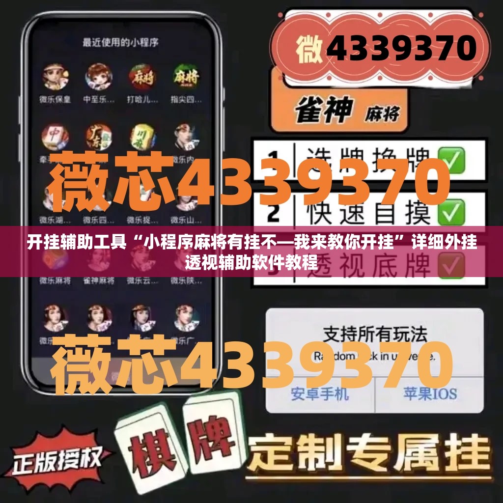 开挂辅助工具“小程序麻将有挂不—我来教你开挂”详细外挂透视辅助软件教程