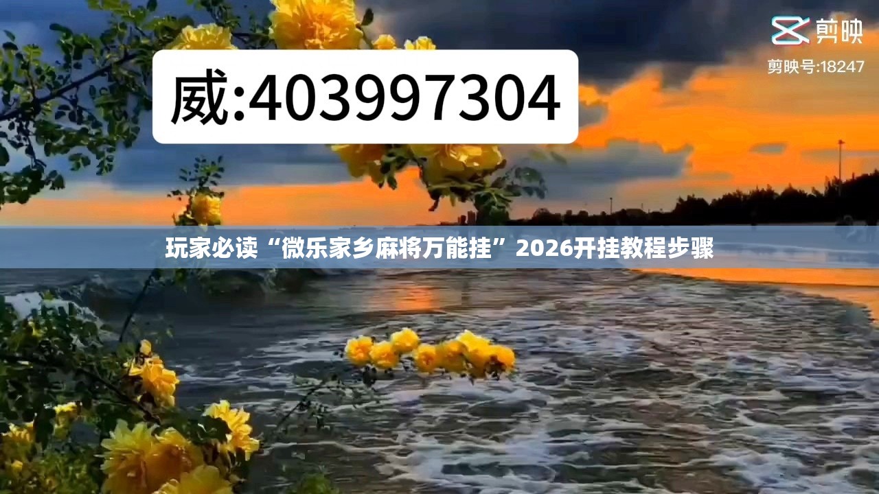 玩家必读“微乐家乡麻将万能挂”2026开挂教程步骤
