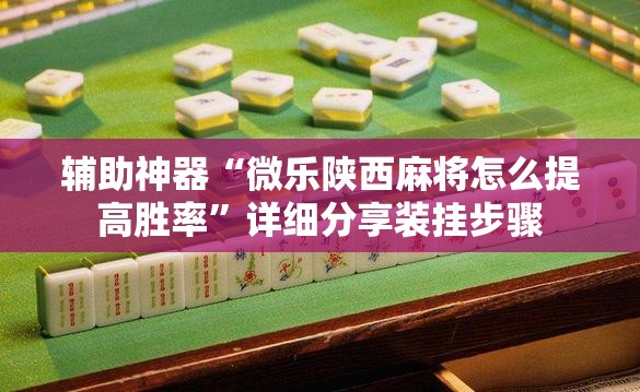 辅助神器“微乐陕西麻将怎么提高胜率	”详细分享装挂步骤