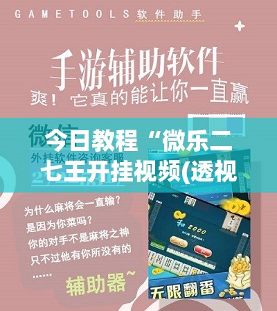 今日教程“微乐二七王开挂视频(透视)	”开挂辅助脚本+详细开挂安装教程