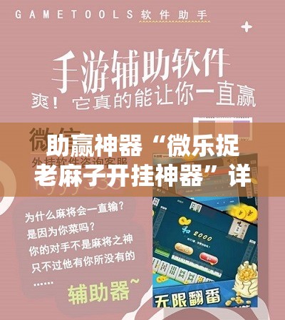 助赢神器“微乐捉老麻子开挂神器”详细外挂透视辅助软件教程