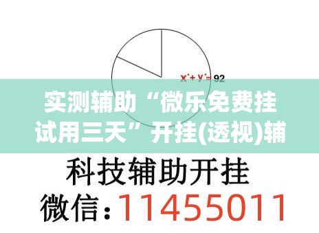 实测辅助“微乐免费挂试用三天”开挂(透视)辅助教程