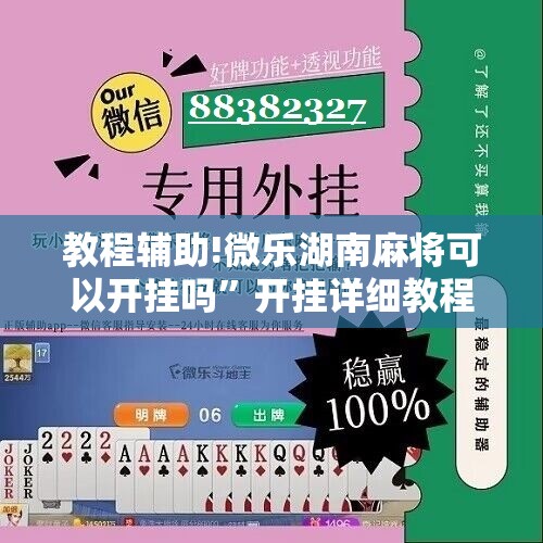 教程辅助!微乐湖南麻将可以开挂吗”开挂详细教程
