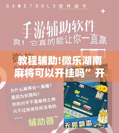 教程辅助!微乐湖南麻将可以开挂吗”开挂详细教程