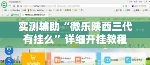 实测辅助“微乐陕西三代有挂么	”详细开挂教程