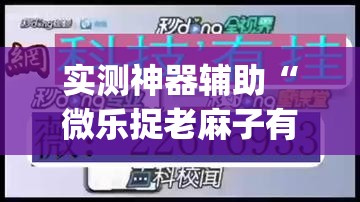 实测神器辅助“微乐捉老麻子有没有开挂神器”(透视)其实确实有挂