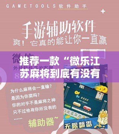 推荐一款“微乐江苏麻将到底有没有挂”细辅助教程分享