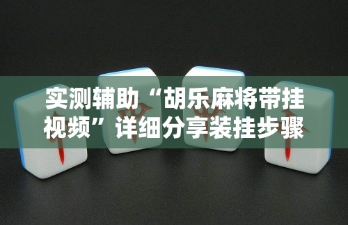 实测辅助“胡乐麻将带挂视频”详细分享装挂步骤