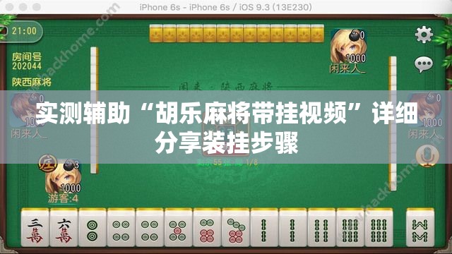 实测辅助“胡乐麻将带挂视频	”详细分享装挂步骤