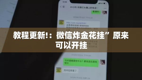 教程更新!：微信炸金花挂”原来可以开挂