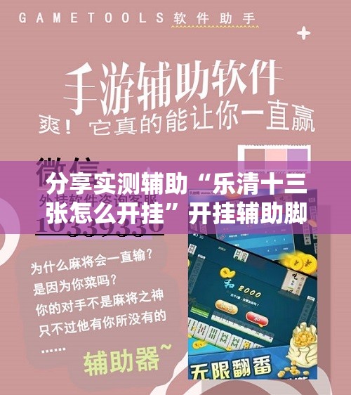 分享实测辅助“乐清十三张怎么开挂”开挂辅助脚本+详细开挂安装教程