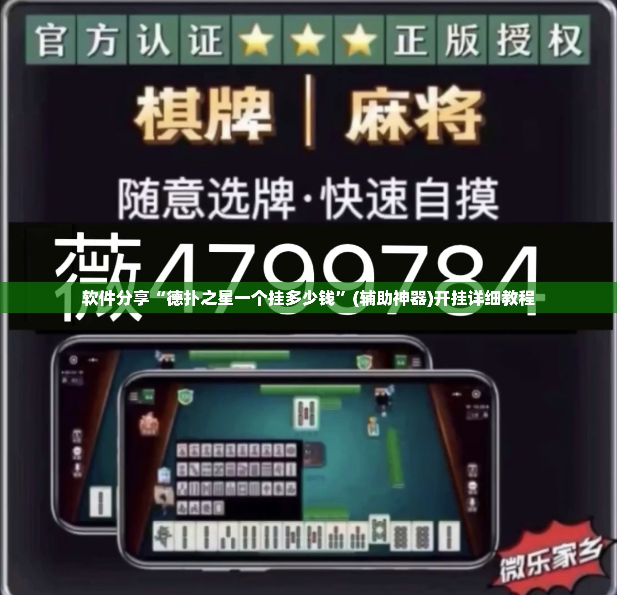 软件分享“德扑之星一个挂多少钱	”(辅助神器)开挂详细教程