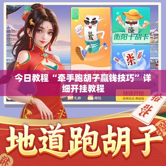 今日教程“牵手跑胡子赢钱技巧	”详细开挂教程