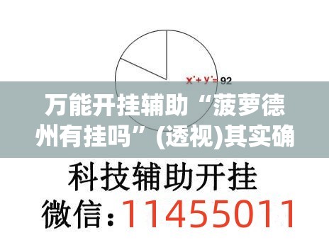 万能开挂辅助“菠萝德州有挂吗	”(透视)其实确实有挂
