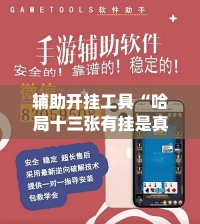 辅助开挂工具“哈局十三张有挂是真是假	”(透视挂)辅助下载教程