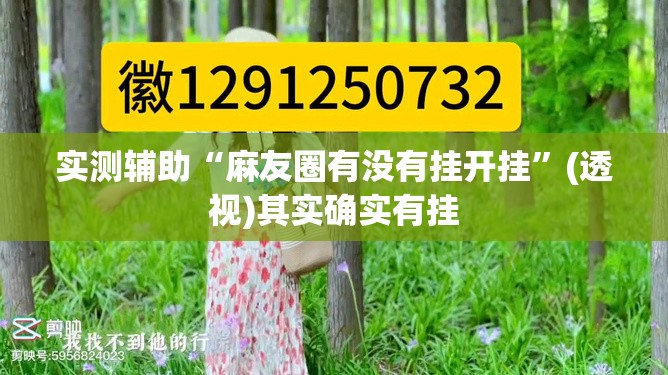 实测辅助“麻友圈有没有挂开挂”(透视)其实确实有挂